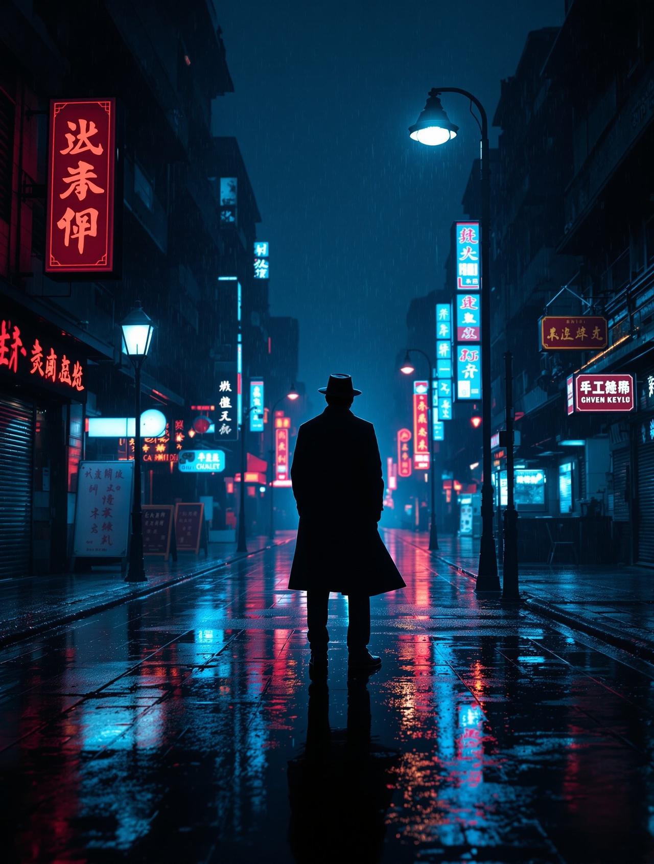 夫妻影院作品《暗夜行者》封面海报